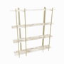 Hanah Home Moss - Blanco, Dorado